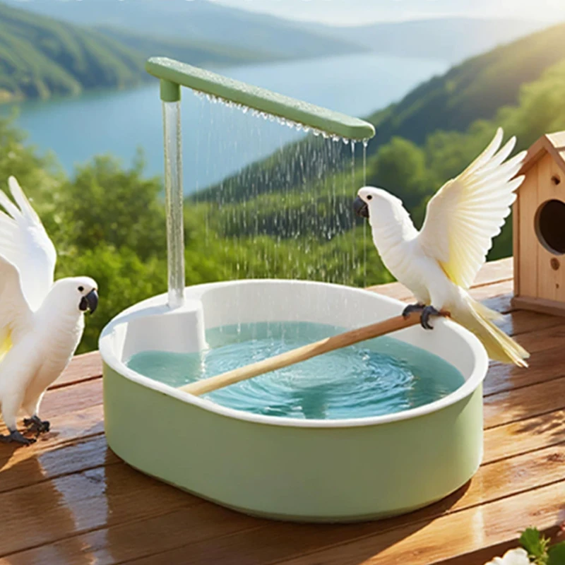 Pet Supplies Plus - Bañera Automática para Aves, Fuente de