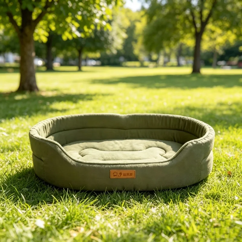 Pet Supplies Plus - Cojín esponjoso para mascotas, cama tipo
