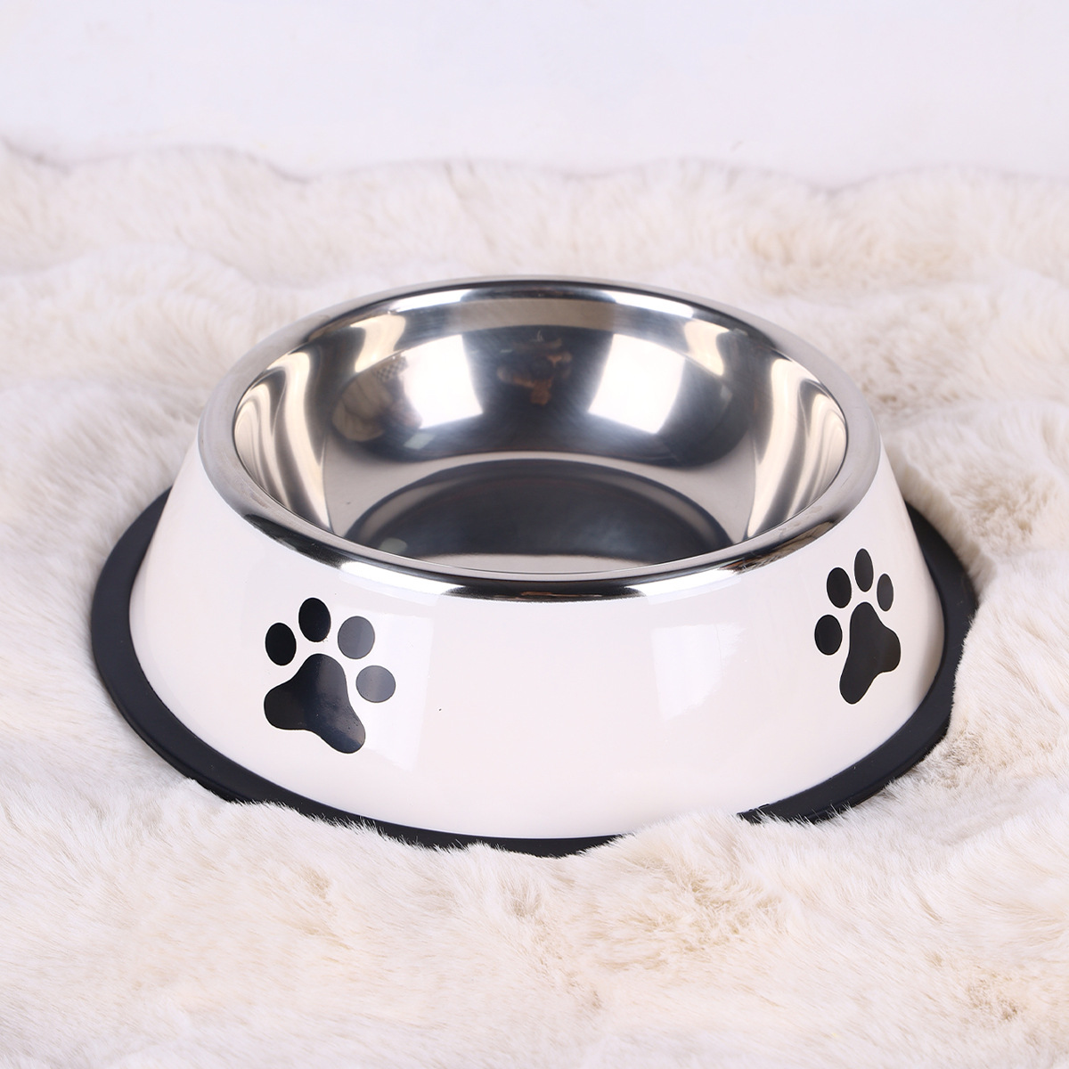 Pet Supplies Plus - Tazón de Acero Inoxidable de Gran
