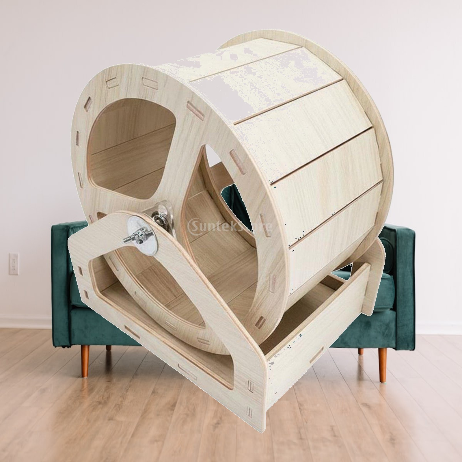 Hamster Cage Wheel - Rueda de Ejercicio para Hámster, Impermeable,