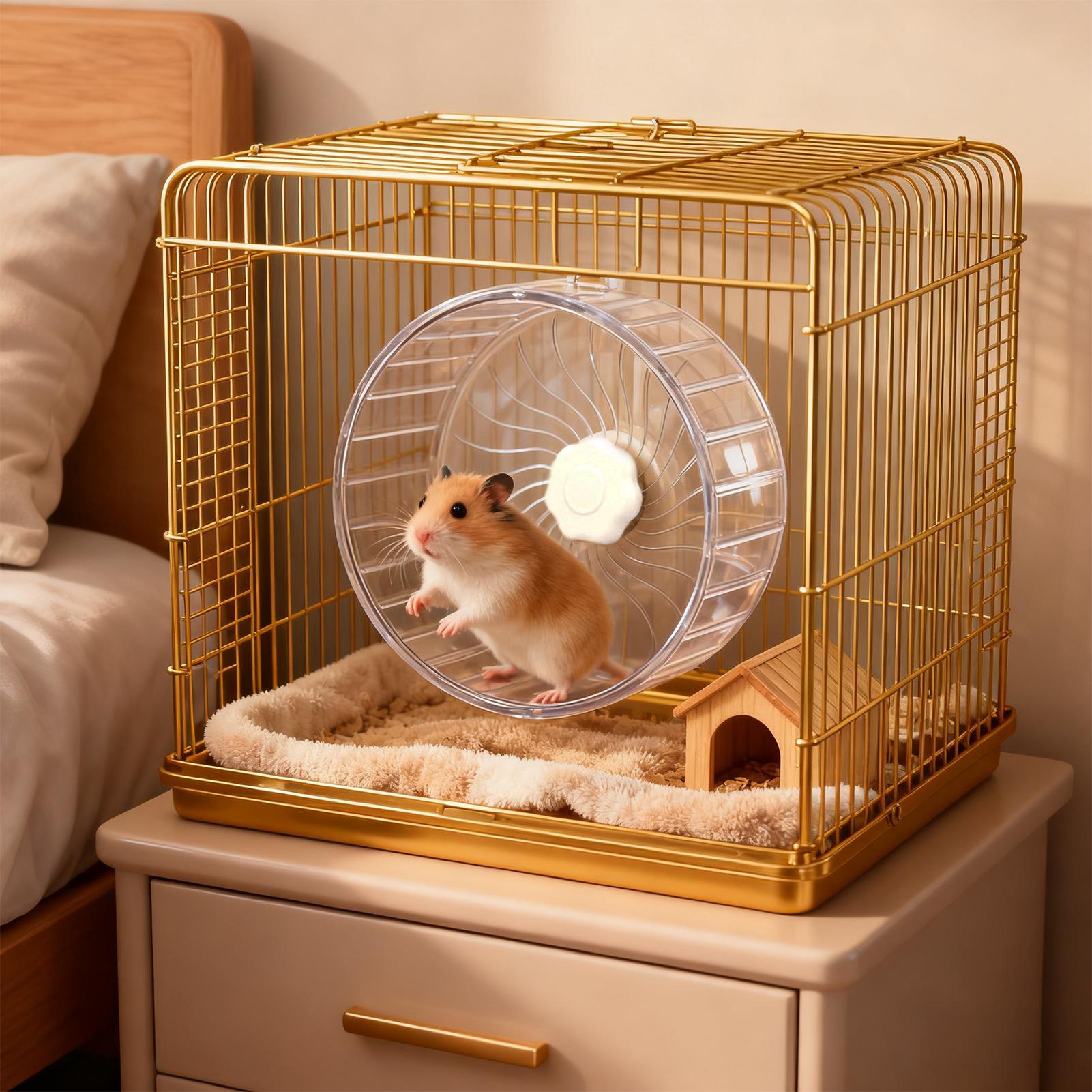 Rueda de Ejercicio Transparent - Hamster Cage Wheel reseña y precio