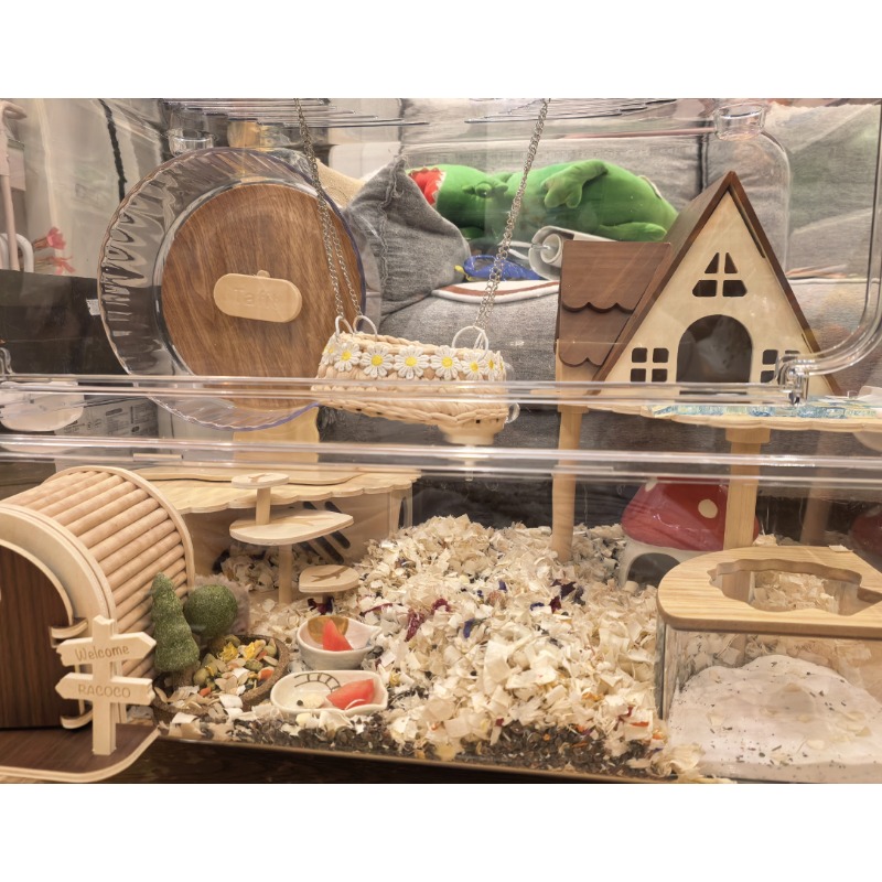Rueda de Ejercicio Transparent - Hamster Cage Wheel reseña y precio