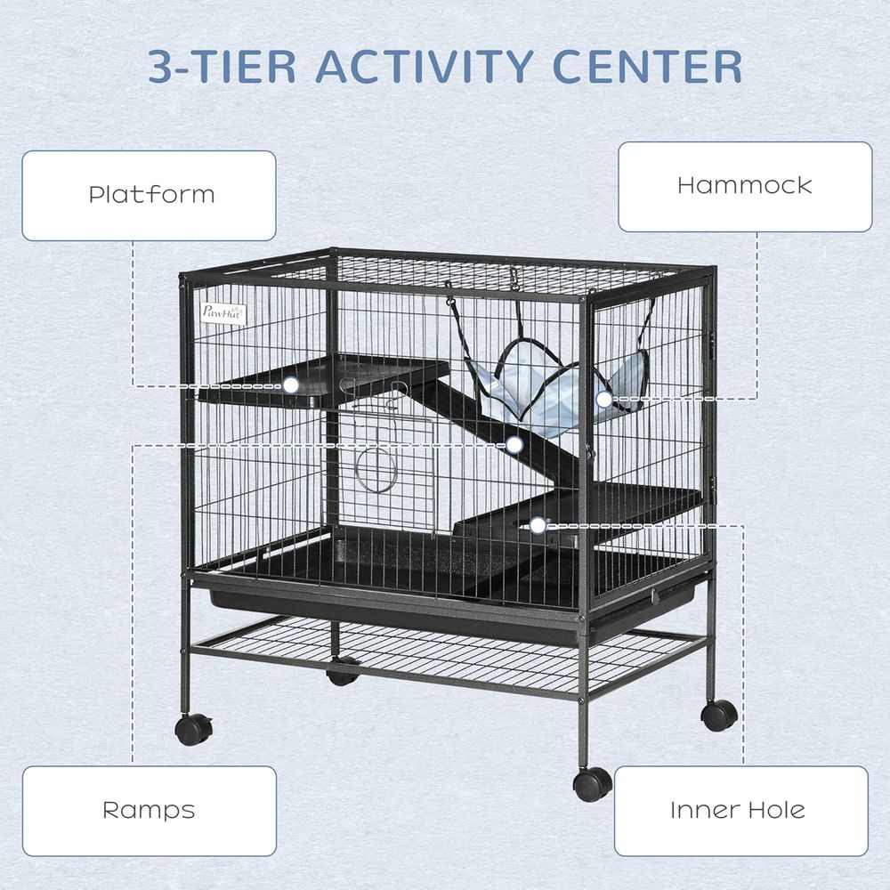 Jaula para Animales Pequeños c - Hamster Cage Wheel reseña y precio
