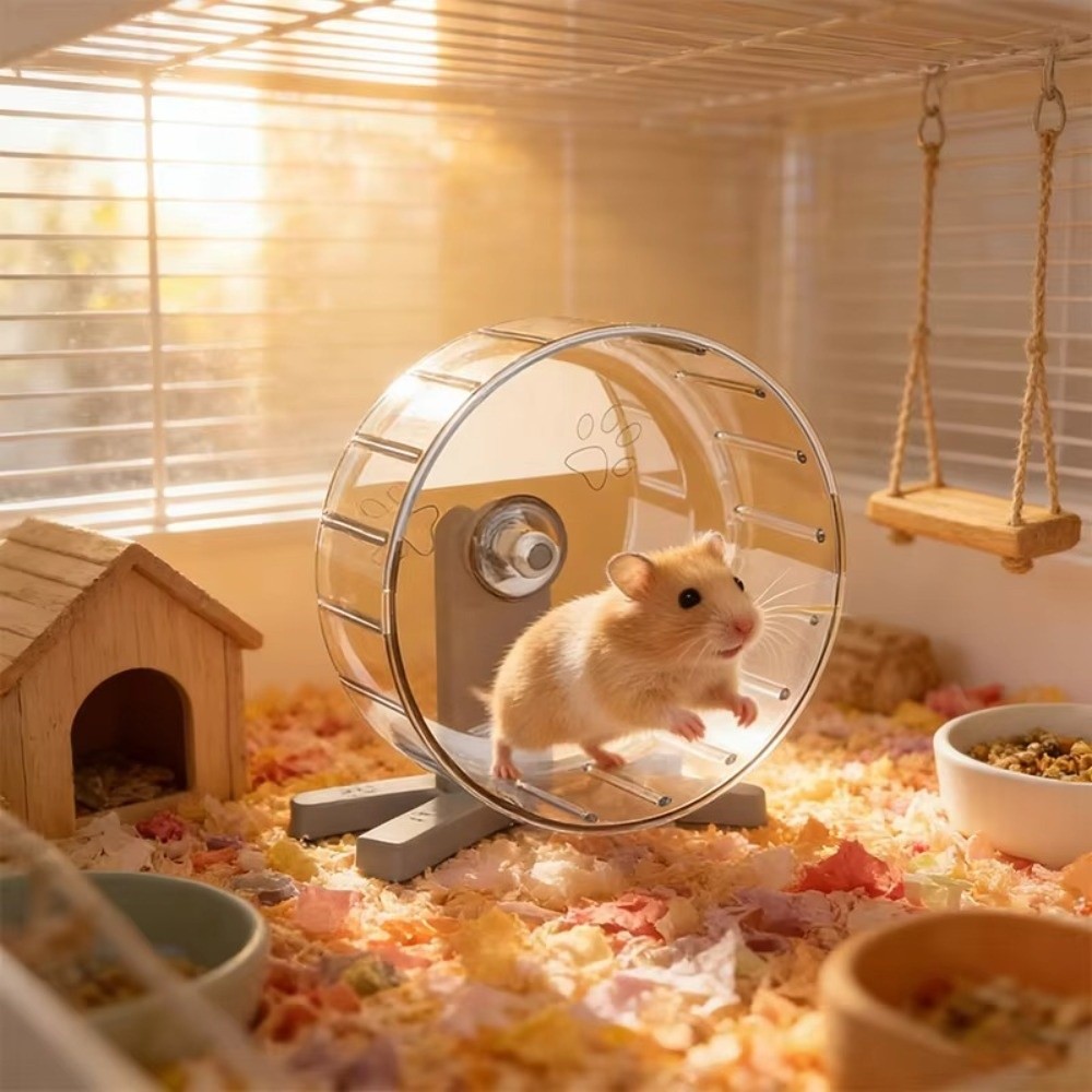 Rueda de ejercicio silenciosa  - Hamster Cage Wheel reseña y precio