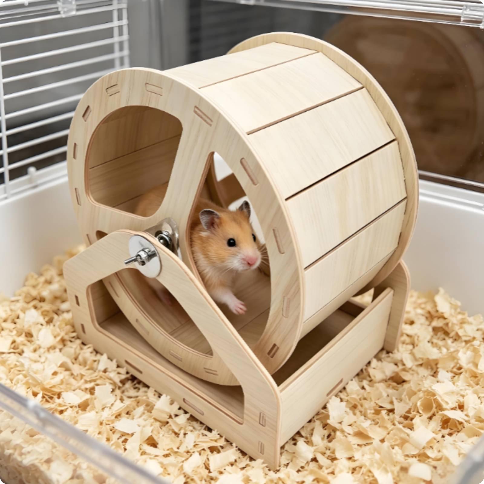 Rueda de Ejercicio para Hámste - Hamster Cage Wheel reseña y precio